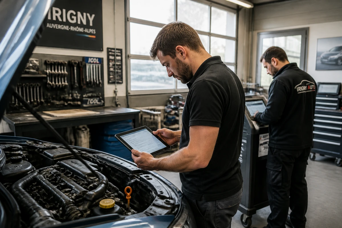 Diagnostic et réparation panne électronique moteur Vernaison